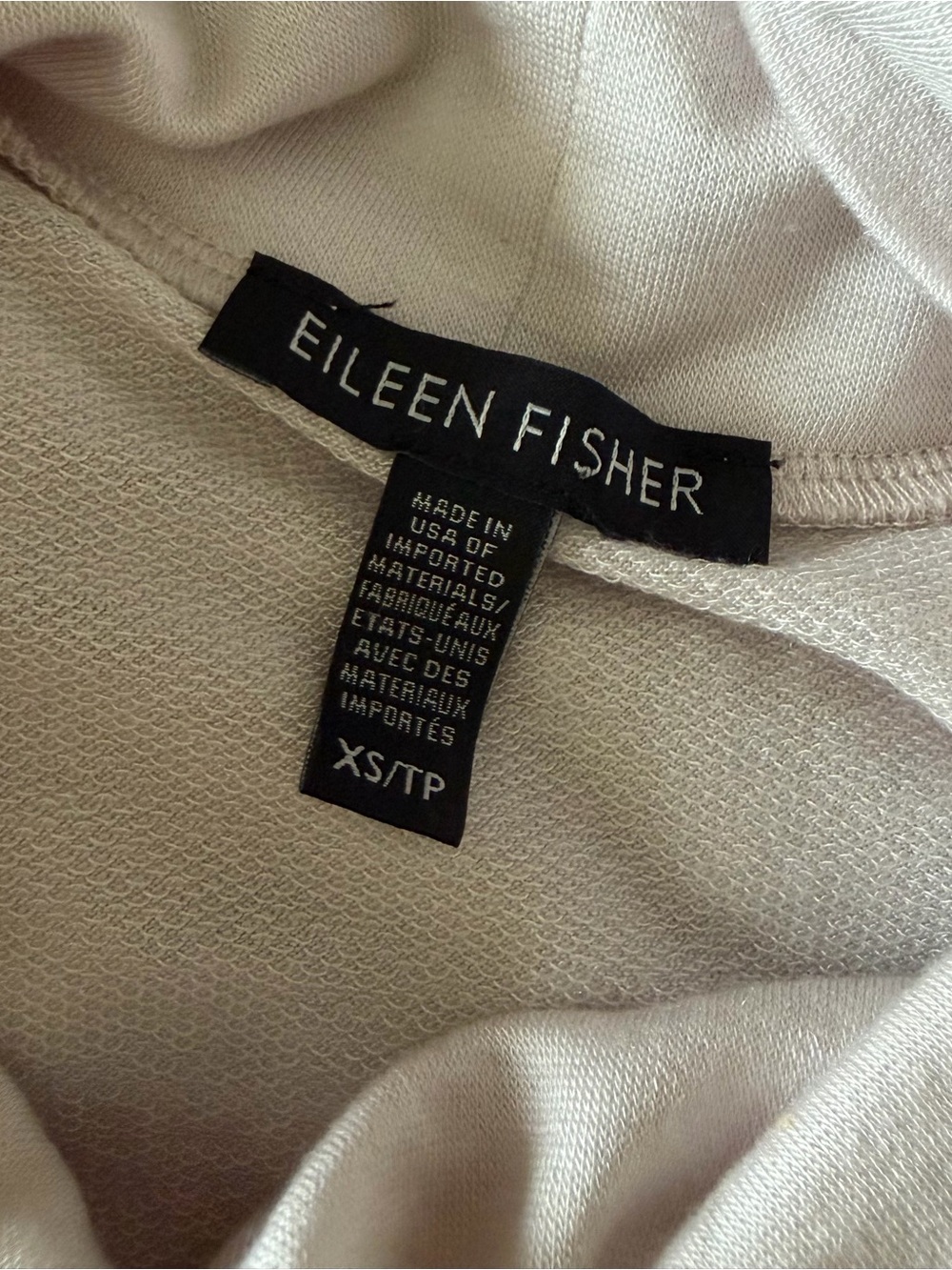 Eileen Fisher Funnel Neck Soft Tencel Tunic Top - Picture 7 of 8